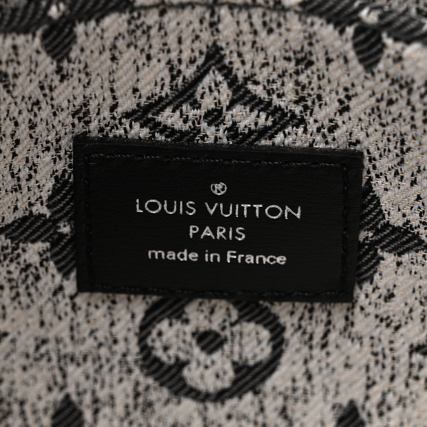 Louis Vuitton Monogram Jacquard Denim Onthego MM Black 6 of 10