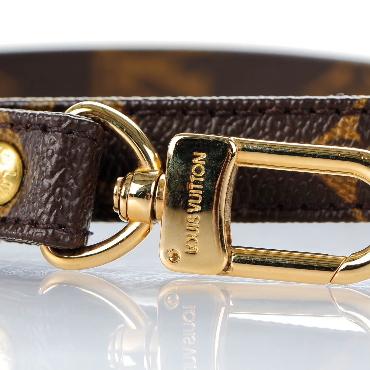 Louis Vuitton Monogram 16mm Adjustable Shoulder Strap 3 of 4