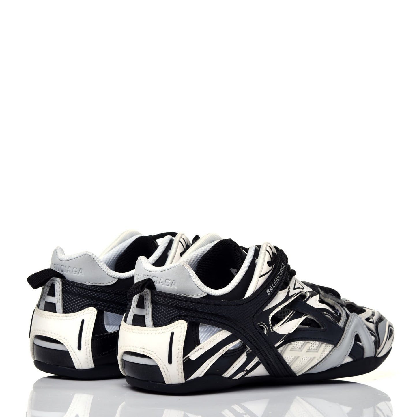 Mesh Rubber Womens Drive Sneakers 37 Light Grey Black