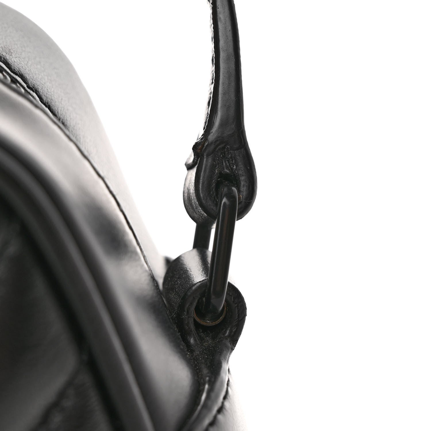 Saint Laurent Calfskin Matelasse Monogram Monochrome Lou Camera Bag Black 10 of 10