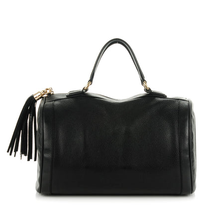 Gucci Pebbled Calfskin Medium Soho Boston Black 1 of 8