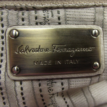 FASHIONPHILE SALVATOREFERRAGAMOLeatherStitchedSatchelIvory 9 of 10