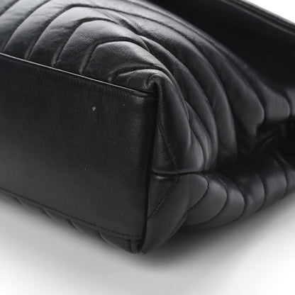 Saint Laurent Calfskin Y Quilted Monogram Medium Loulou Chain Satchel Black 8 of 8
