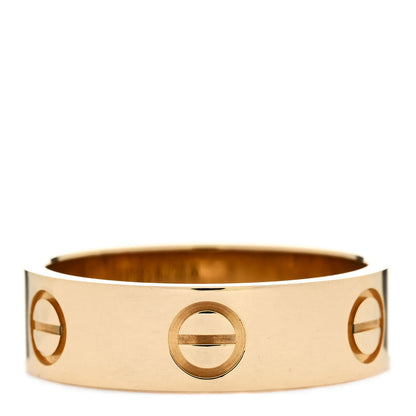 Cartier 18K Yellow Gold 5.5mm LOVE Ring 53 6.5 3 of 6