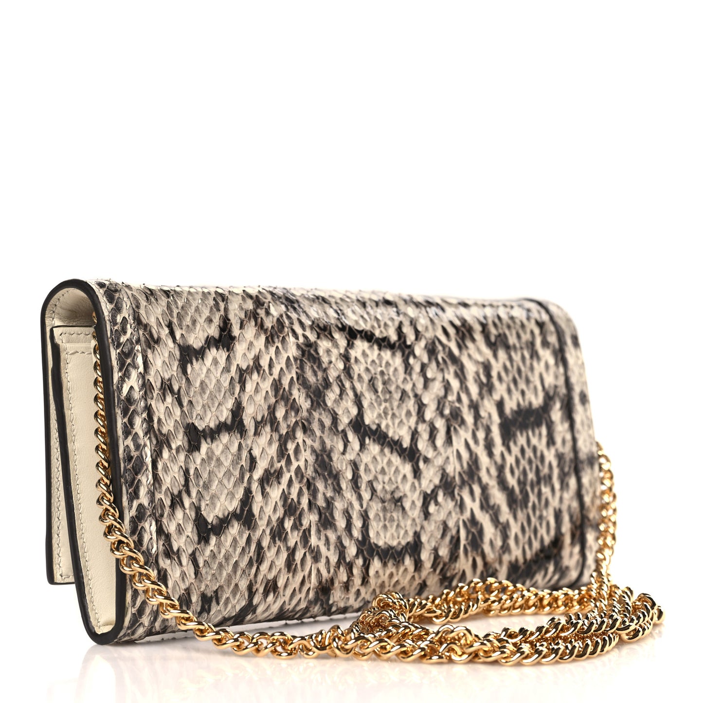 Snakeskin GG Ophidia Wallet On Chain Roccia