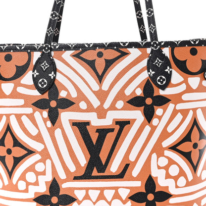 Louis Vuitton Monogram Giant Crafty Neverfull MM Creme Caramel Creme Caramel 9 of 12
