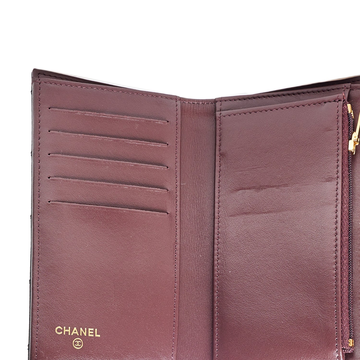 Chanel Caviar Quilted Medium Flap Wallet Black 5 of 10