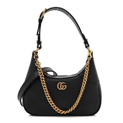 Gucci Goatskin Small Aphrodite Shoulder Bag Black 1 of 10