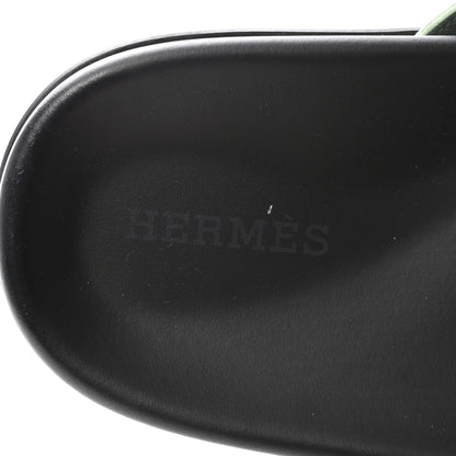 Hermes Epsom Womens Chypre Sandals 35.5 Vert Jade 8 of 10