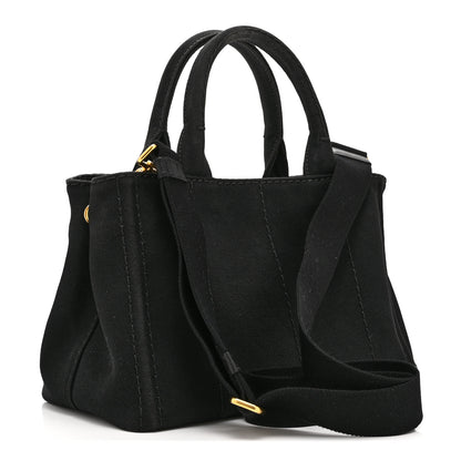 Prada Canapa Small Logo Tote Black 3 of 10
