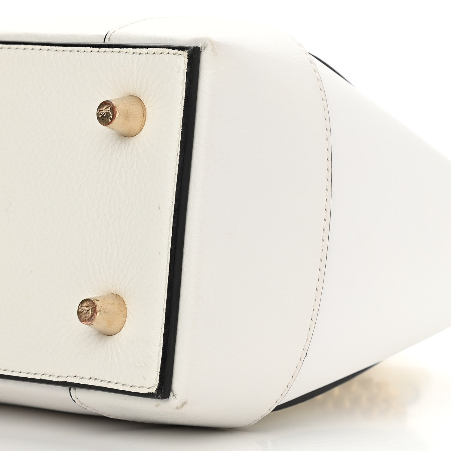 Christian Louboutin Calfskin Small Eloise Tote White 10 of 19