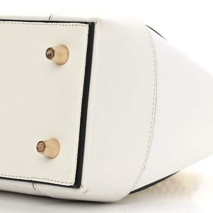 Christian Louboutin Calfskin Small Eloise Tote White 10 of 19