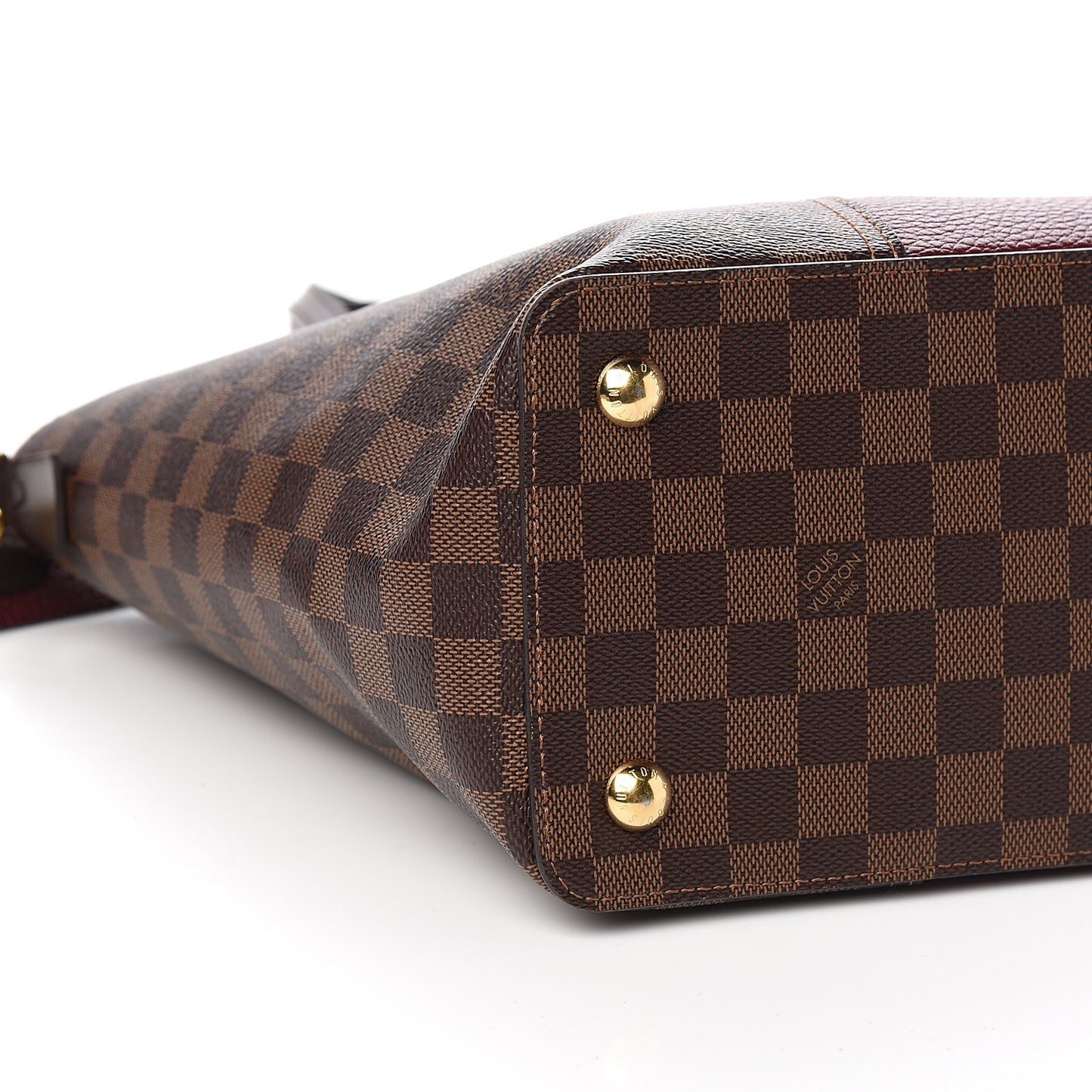 Damier Ebene Taurillon Jersey Bordeaux