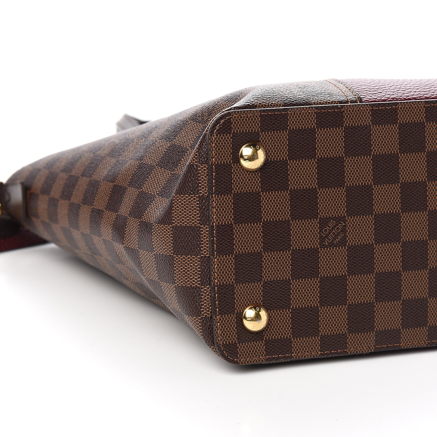 Louis Vuitton Damier Ebene Taurillon Jersey Bordeaux 7 of 9