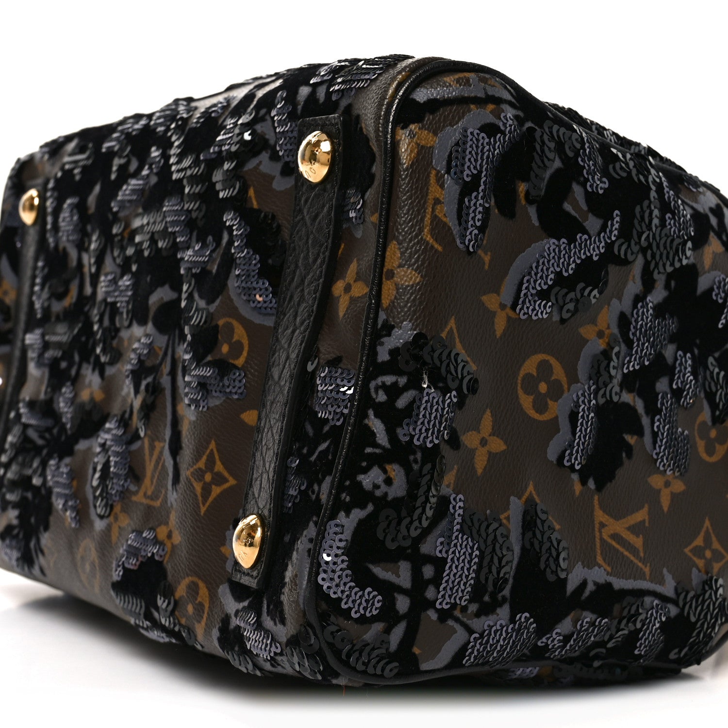 Louis Vuitton Monogram Fleur De Jais Sequins Speedy 30 9 of 11