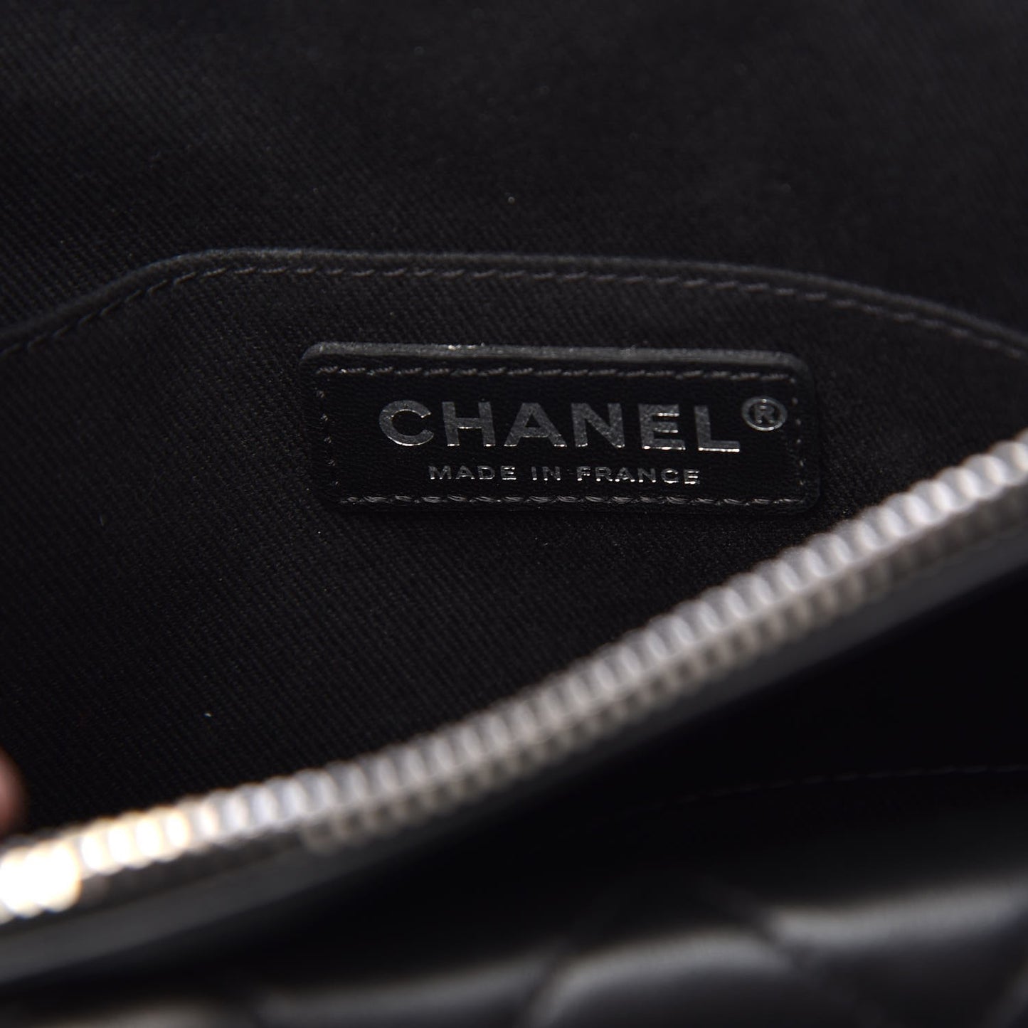 Calfskin Quilted Crossbody Bag Black