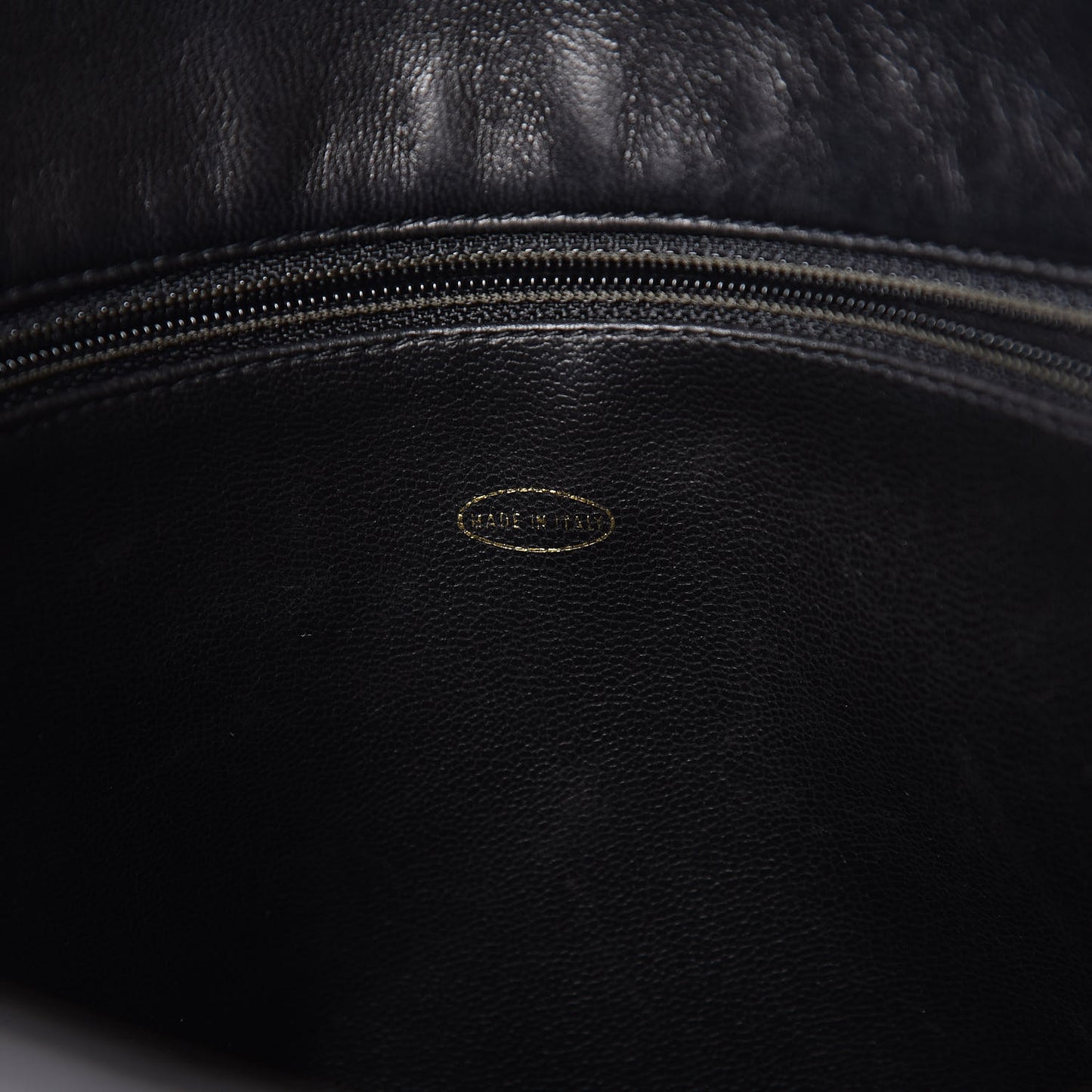 Lambskin Quilted Shoulder Bag Black