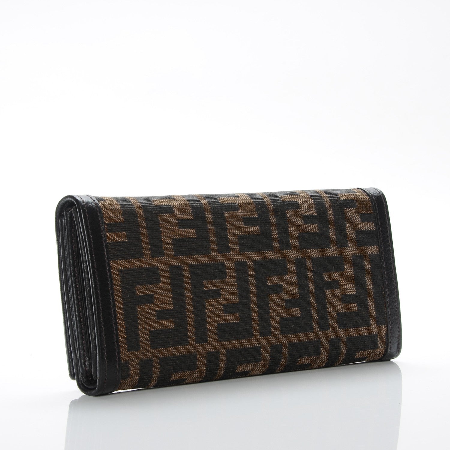 Fendi Zucca Continental Wallet Tobacco 3 of 9
