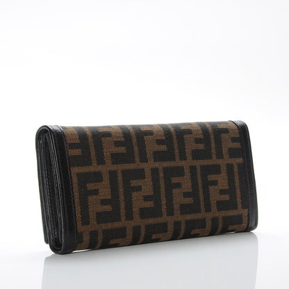 Fendi Zucca Continental Wallet Tobacco 3 of 9