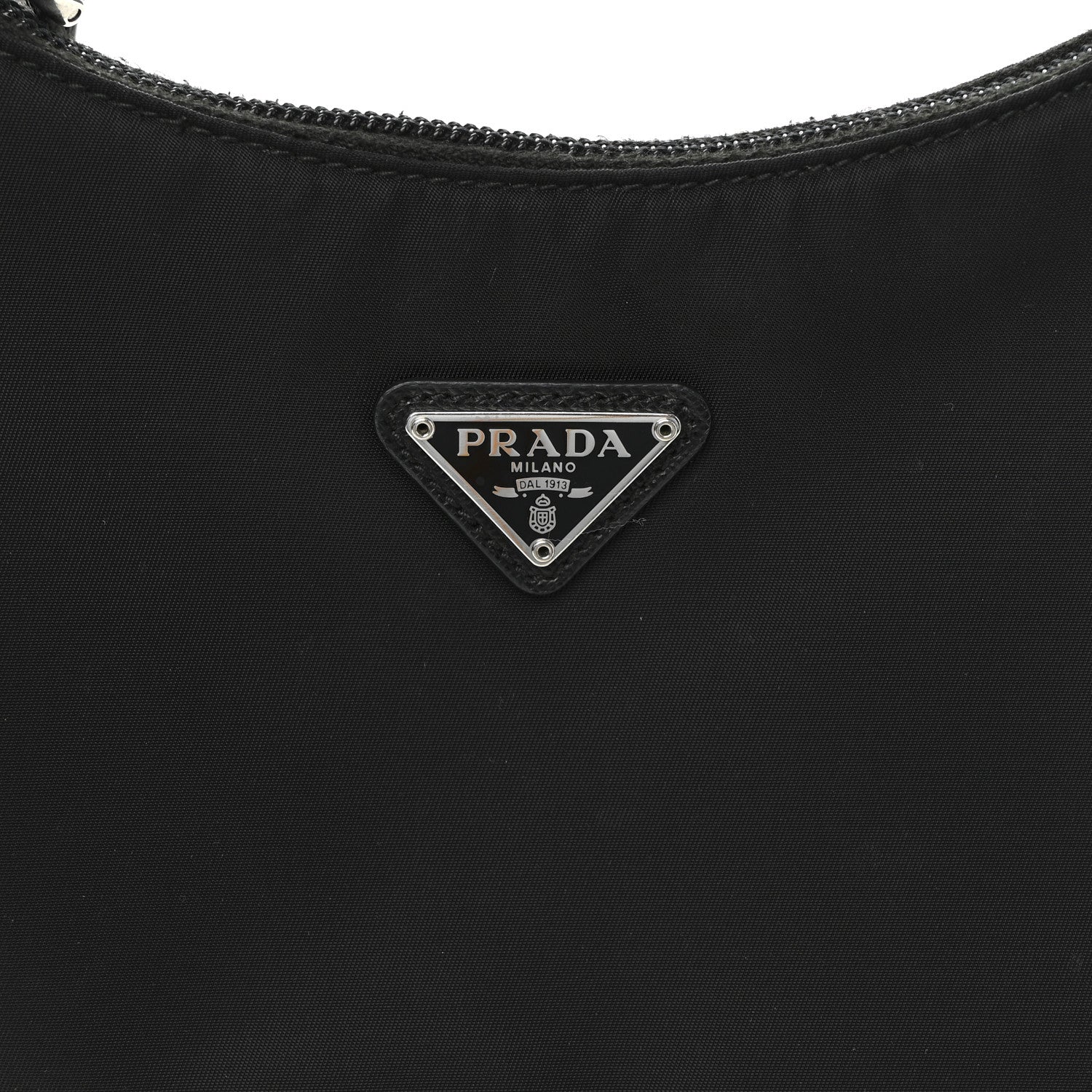 Prada Tessuto Nylon Mini Re-Edition 2000 Bag Black 9 of 13