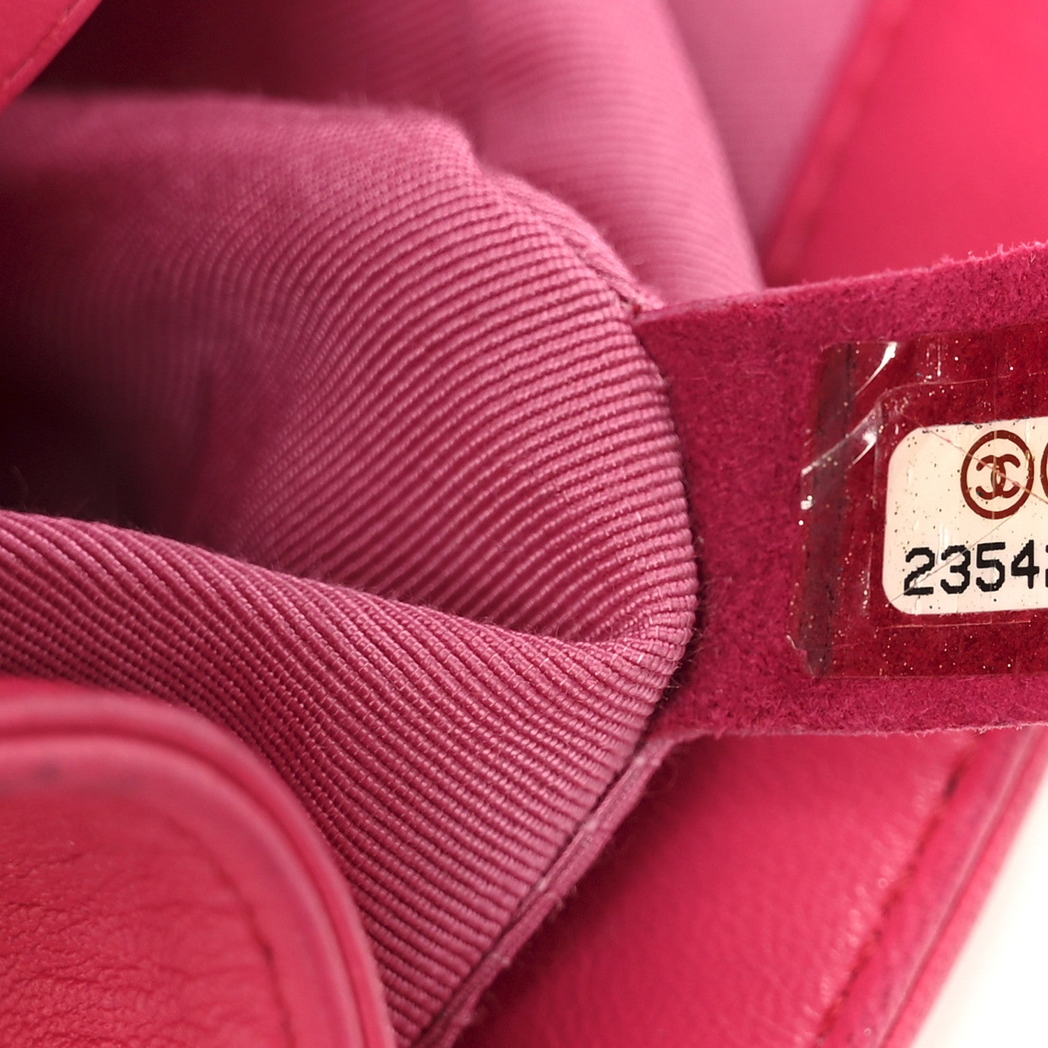 Chanel Lambskin Quilted Small Boy Flap Dark Pink 7 of 10