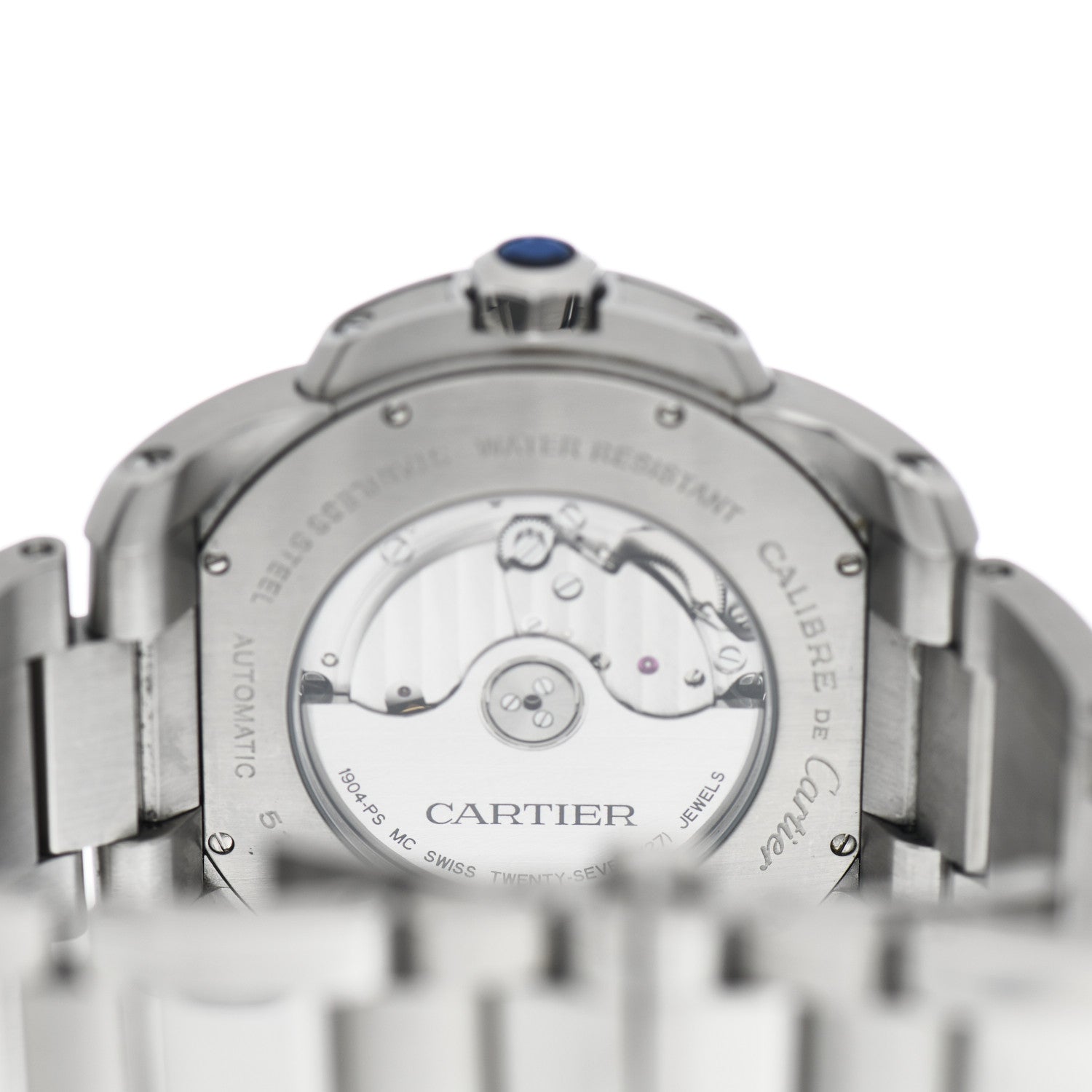 Cartier Stainless Steel 42mm Calibre de Cartier Automatic Watch Black 4 of 5