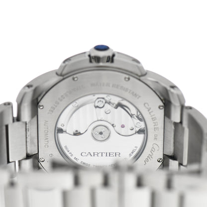 Cartier Stainless Steel 42mm Calibre de Cartier Automatic Watch Black 4 of 5