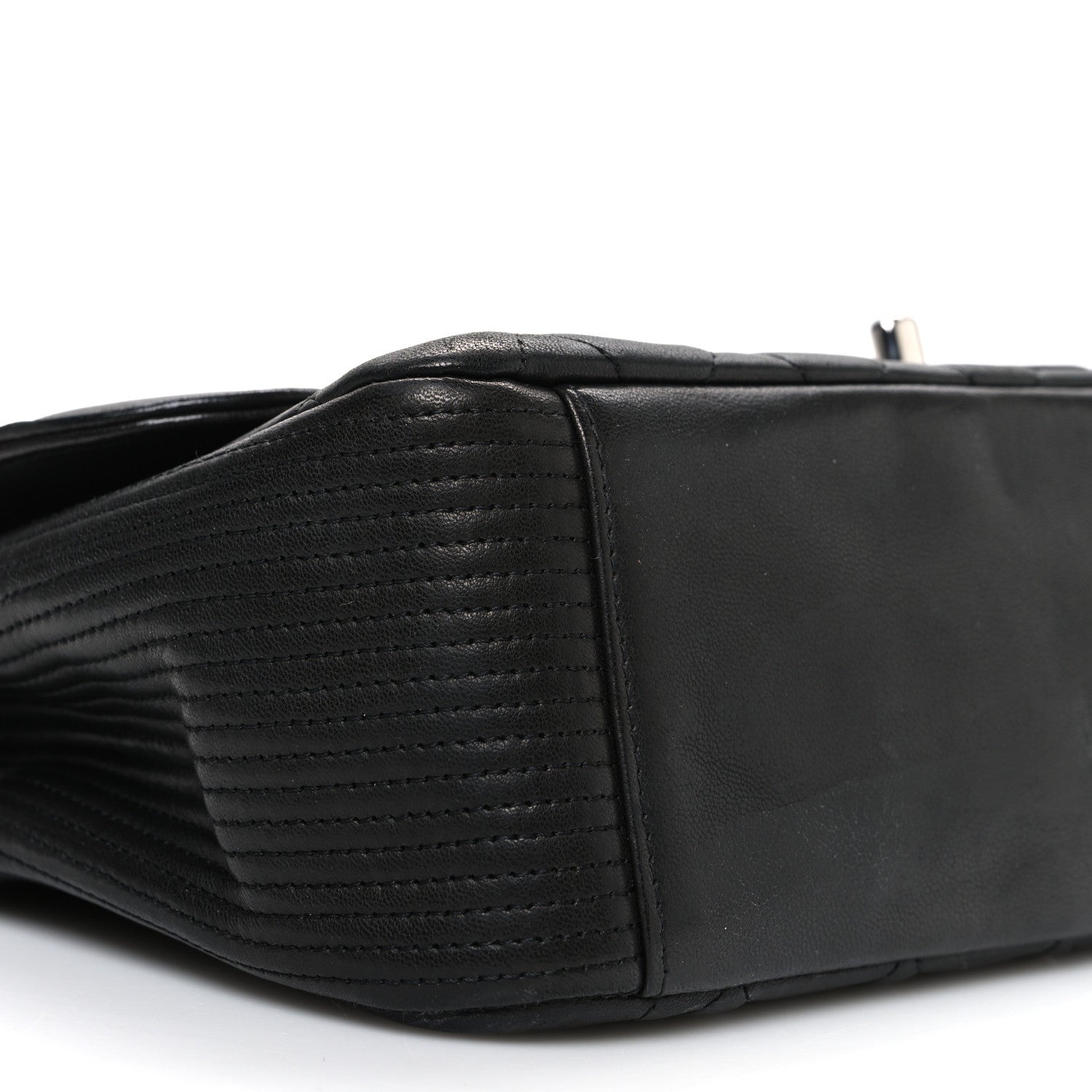 Chanel Lambskin Quilted Medium Coco Rider Flap Black 9 of 10