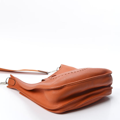 Hermes Togo Evelyne III PM Orange 3 of 14