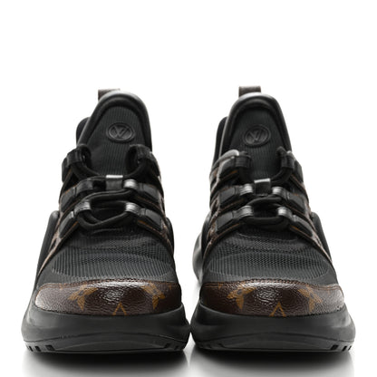 Louis Vuitton Calfskin Patent Monogram LV Archlight Sneakers 40 Black 2 of 13
