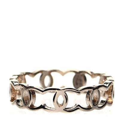 Chanel Metal CC Ring 54 6.75 Gold 1 of 4
