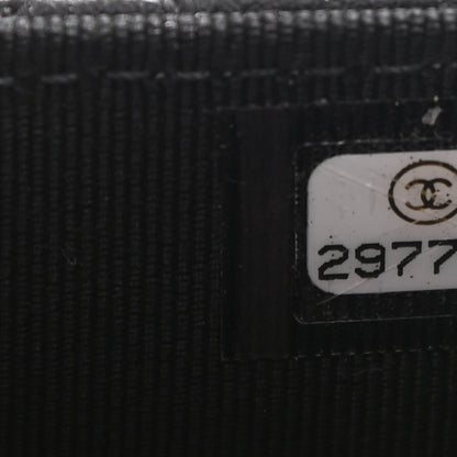 Chanel Lambskin Quilted Wallet On Chain WOC Black 14 of 23