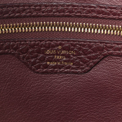 Louis Vuitton Ostrich Lizard Majestueux Tote MM Bordeaux 5 of 9