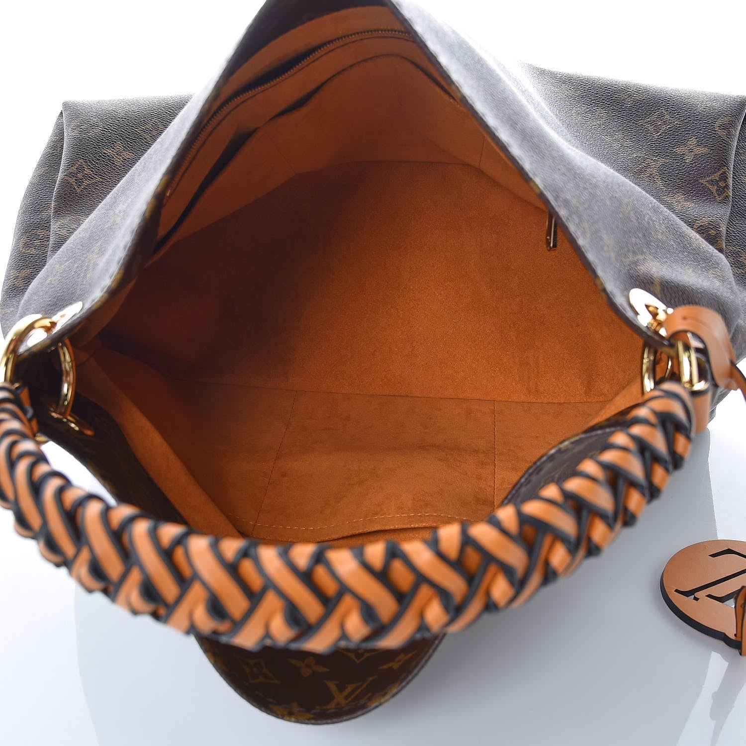 Louis Vuitton Monogram Braided Artsy MM Safran Imperial 5 of 7