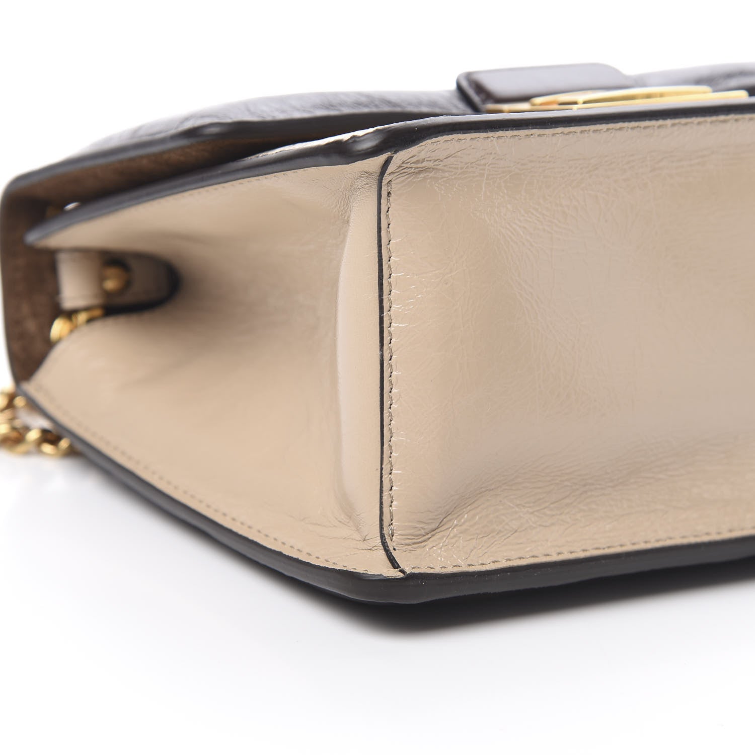 Fendi Agnello Old Shine Chamois Embossed Small Kan U Shoulder Bag Amido Viola Plus Multicolor 9 of 11