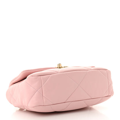 Chanel Lambskin Quilted Medium Chanel 19 Flap Light Pink 4 of 10