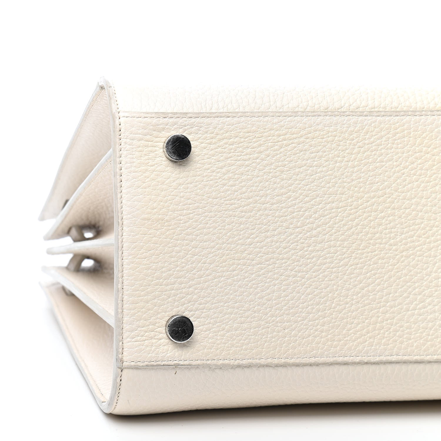 Saint Laurent Grained Calfskin Small Sac De Jour Dove White 5 of 12