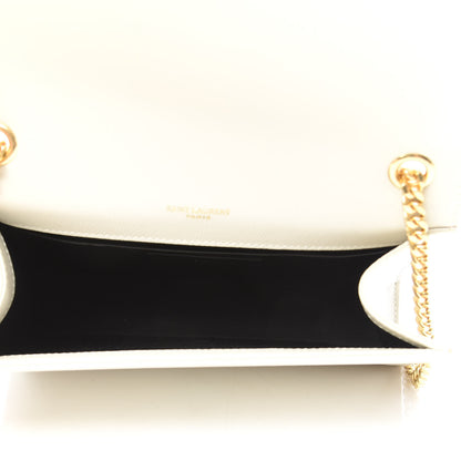 Saint Laurent Grain De Poudre Small Classic Monogram Kate Tassel Satchel Crema Soft 5 of 11