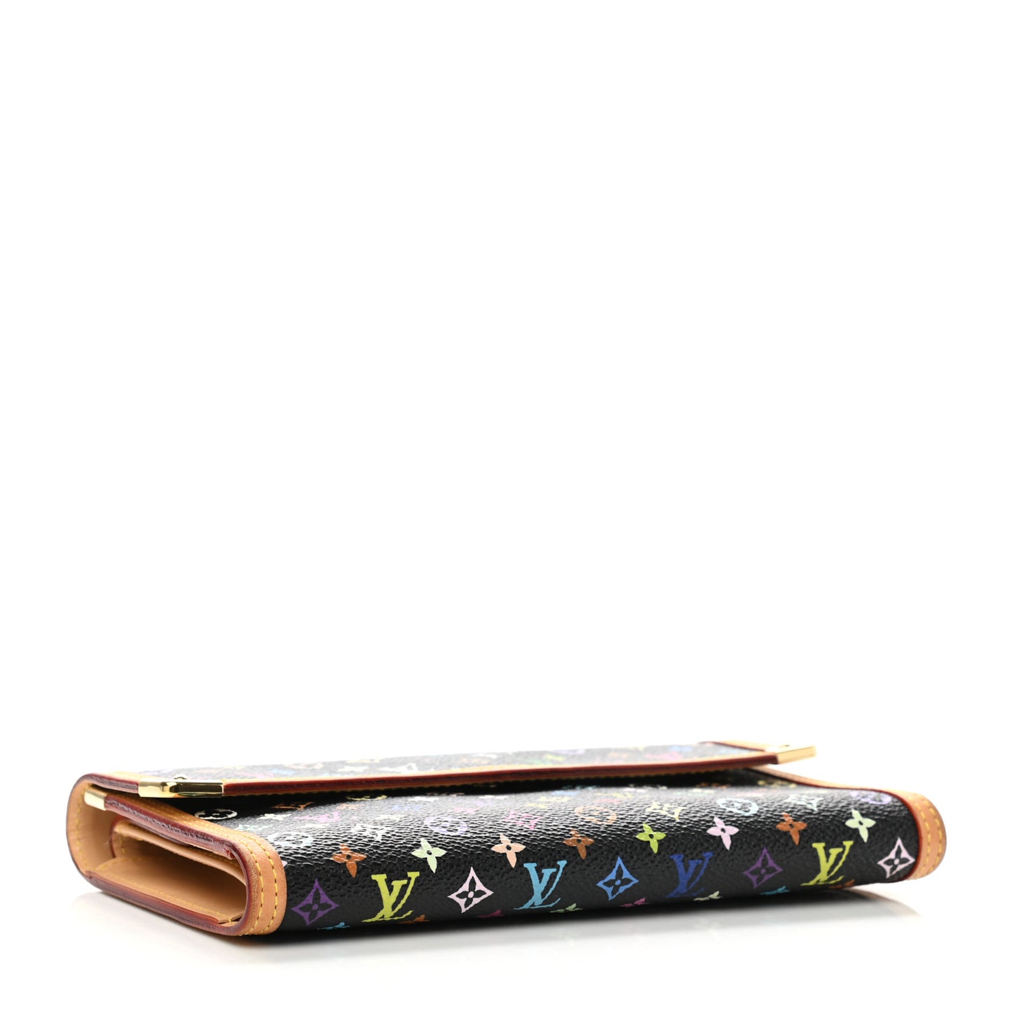 Monogram Multicolor Porte Tresor International Wallet Black