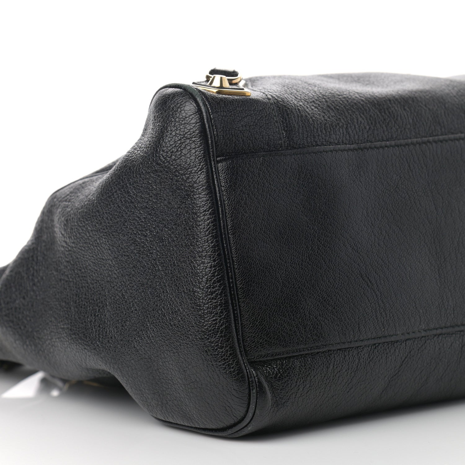 Balenciaga Chevre Gold Metallic Edge Hardware Velo Black 8 of 11