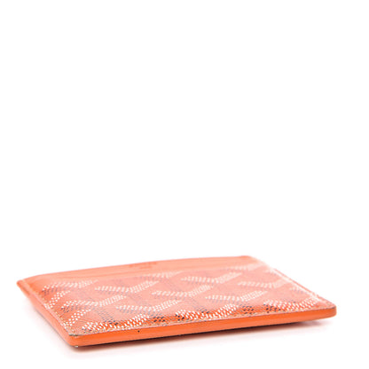 Goyard Goyardine Saint Sulpice Card Holder Orange 4 of 8