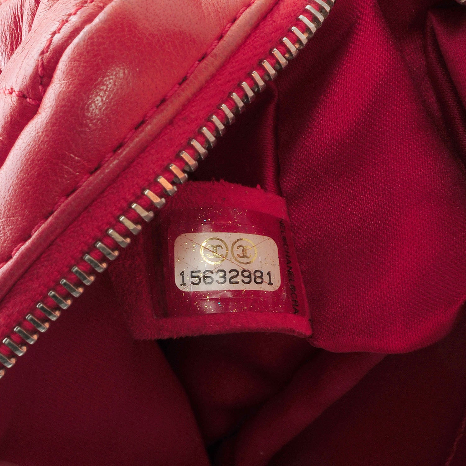 Chanel Lambskin Quilted New Mini Flap Red 9 of 9