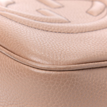 Gucci Pebbled Calfskin Small Soho Disco Bag Rose Beige 28 of 37
