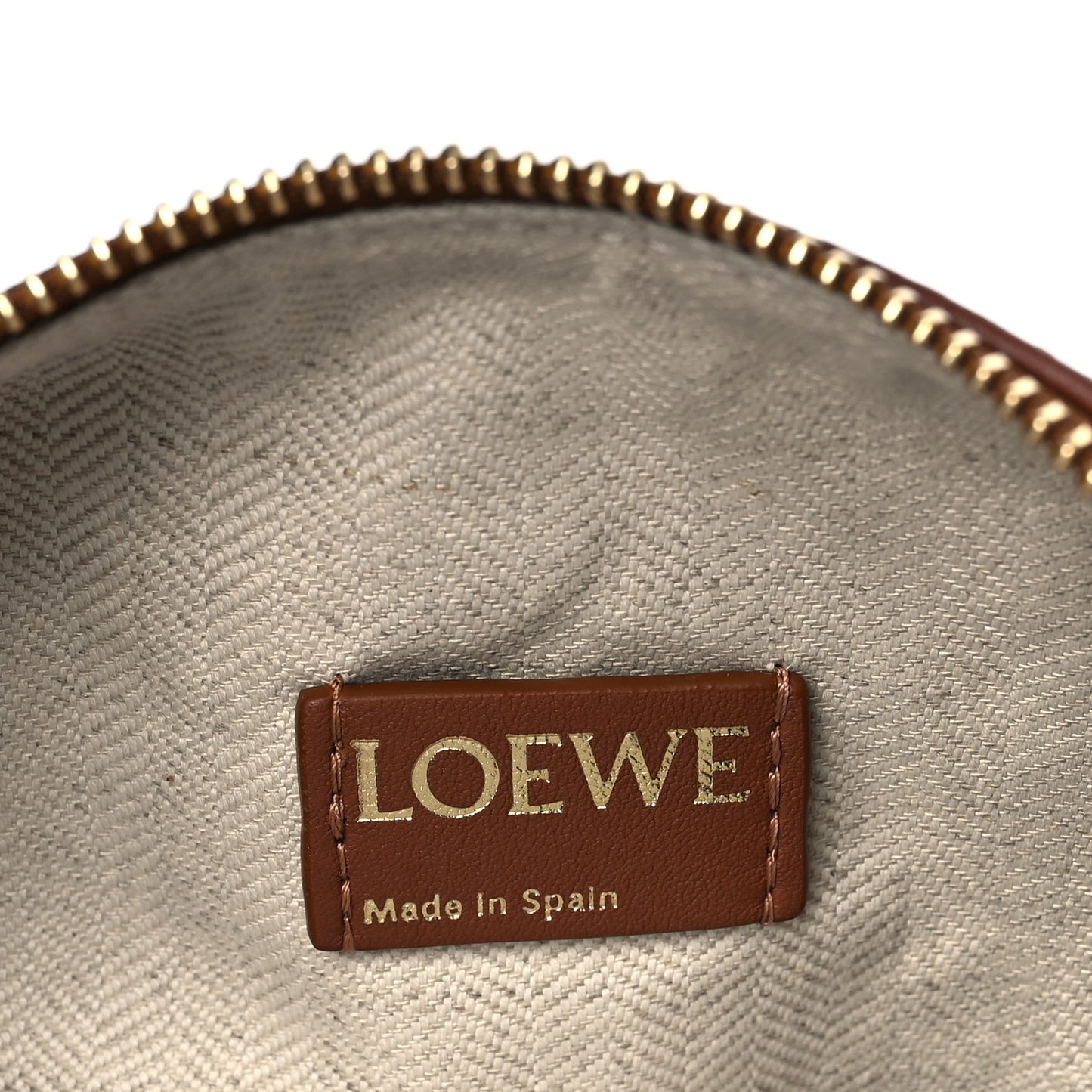 Jacquard Anagram Calfskin Small Cubi Bag Tan Pecan