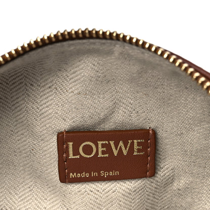 Loewe Jacquard Anagram Calfskin Small Cubi Bag Tan Pecan 5 of 8