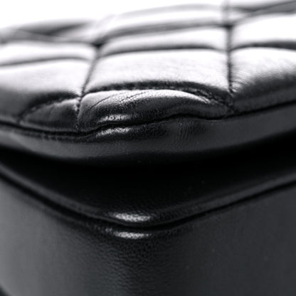 Chanel Lambskin Quilted Small Trendy CC Dual Handle Flap Bag Black 10 of 17