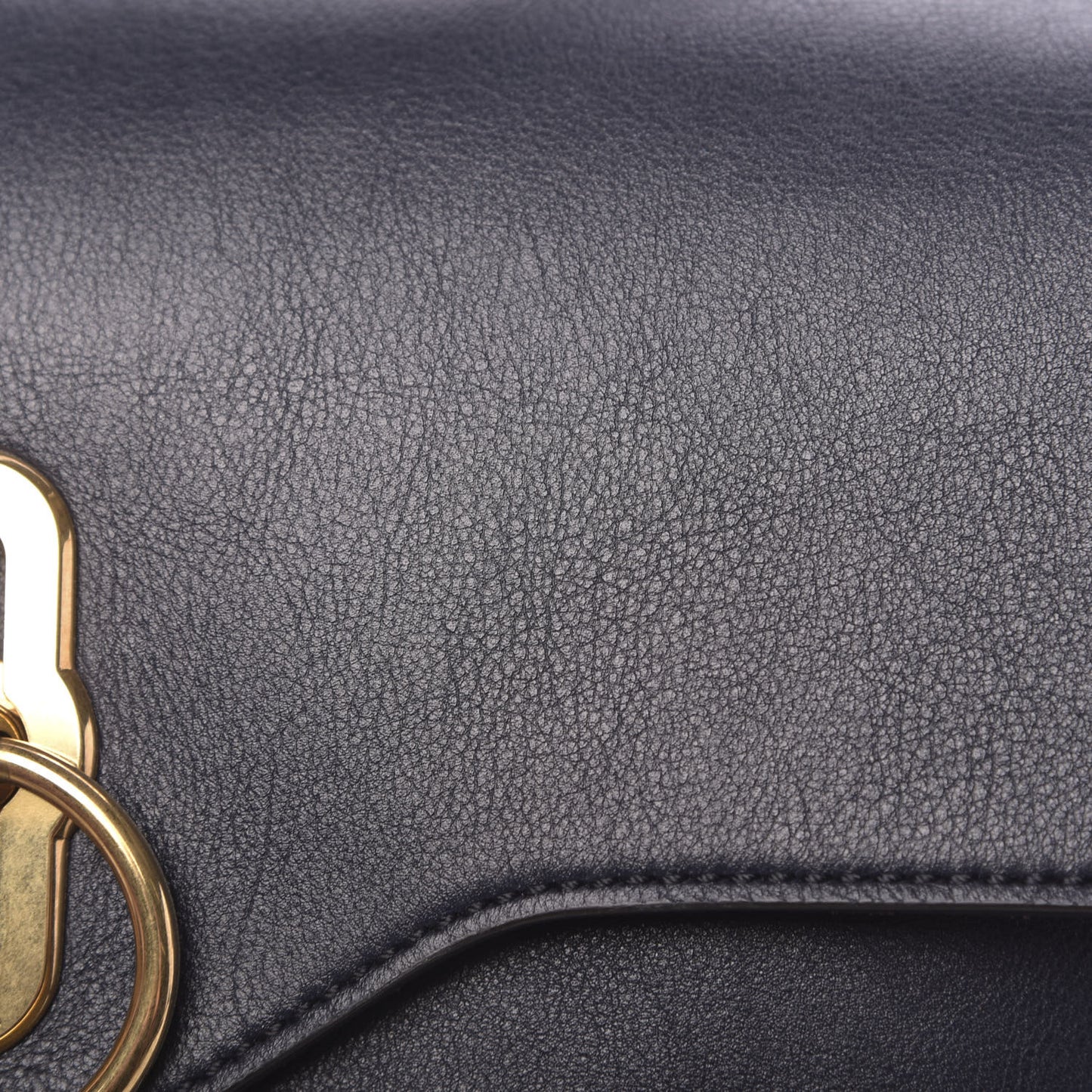 Silky Calfskin Small Seaton Midnight Blue