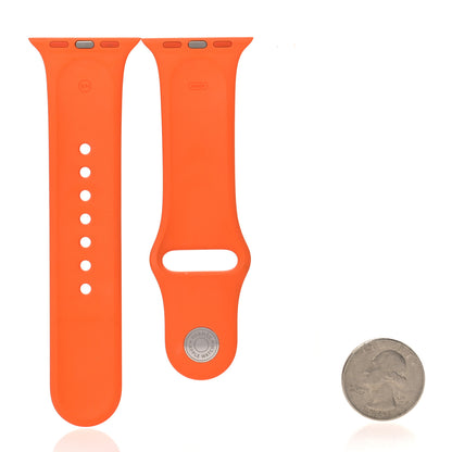 Hermes Silicone 40mm Apple Sports Watch Single Tour Band S/M Orange 2 of 6