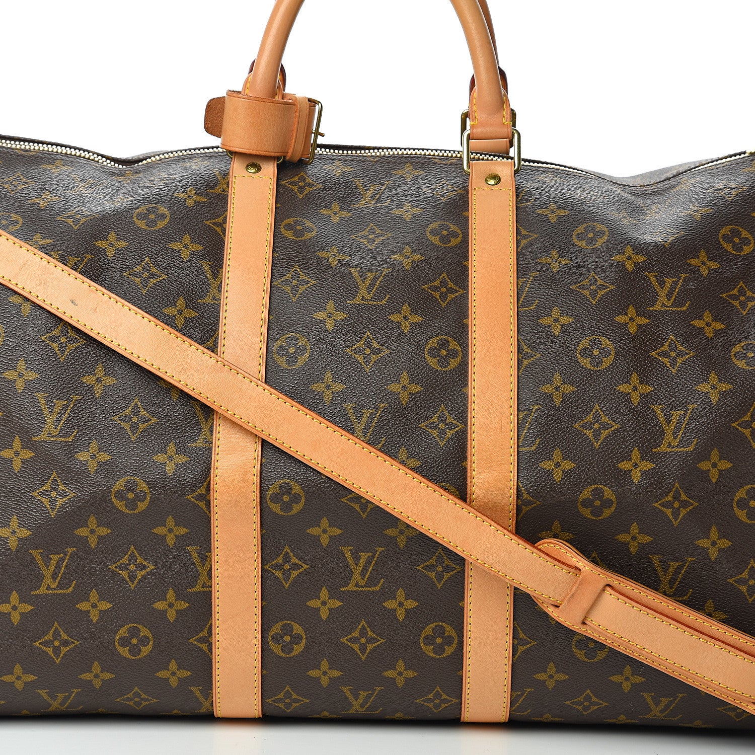 Louis Vuitton Monogram Keepall Bandouliere 55 20 of 20