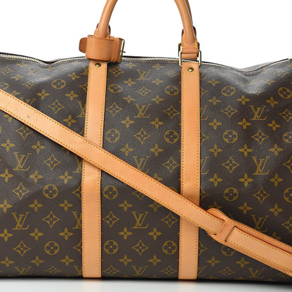Louis Vuitton Monogram Keepall Bandouliere 55 20 of 20